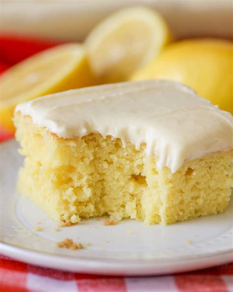 Easy Lemon Sheet Cake With Lemon Frosting Video Lil Luna Lemon Cake Recipe Lemon Sheet