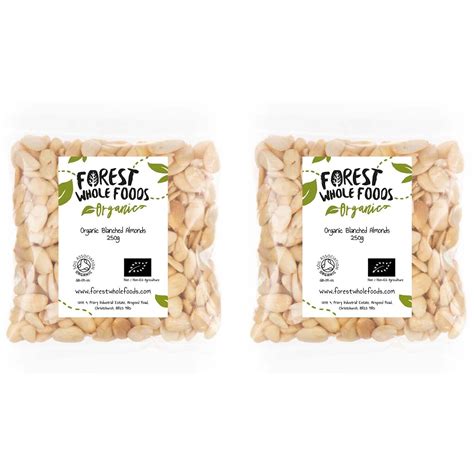 Organic Blanched Almonds Forest Whole Foods Ebay