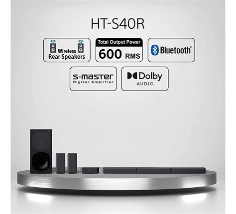 Sony Ht S40r Real 51ch Dolby Audio Soundbar For Tv With Subwoofer
