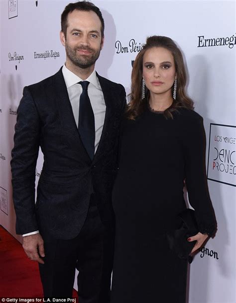 pregnant natalie portman looks elegant at benjamin millepied s la dance project gala daily