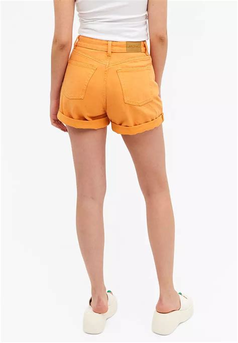 Buy Monki High Waist Denim Shorts Online Zalora Malaysia