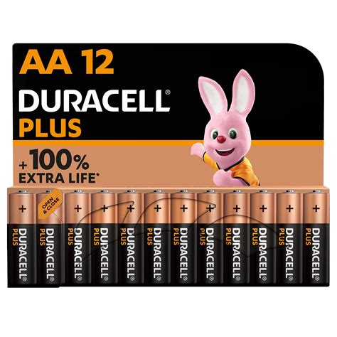 Buy Duracell Plus Aa Alkaline Batteries Pack Of 12 15v Lr6 Mn1500