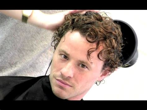 Heath Ledger Hairstyle Tutorial How To Style Mens Curly Hair By