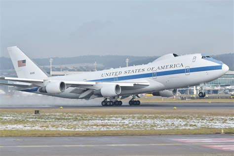 Americas Doomsday Modified Boeing 747 Flies To Base Near Area 51