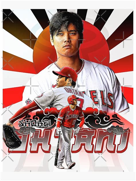 Shohei Ohtani Poster By Coincake9x Redbubble