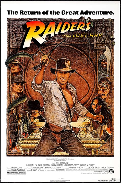 Raiders Of The Lost Ark 1981 Poster Restoration Performed By Darren