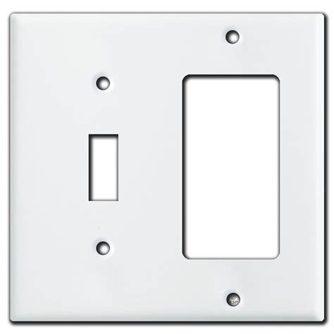 1 Toggle 1 Gfi Decora Outlet Combo Switch Plate Covers White