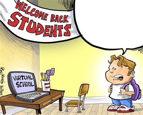 Children Return To Virtual School In This Weeks Cartoon Caption Contest