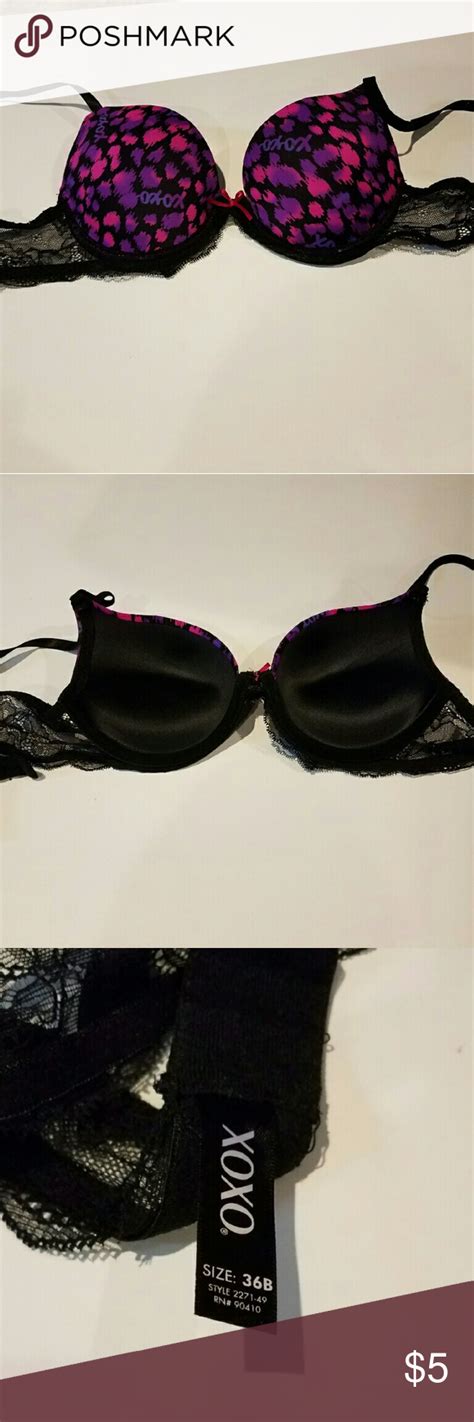 Xoxo Multicolor Push Up Bra Size 36b Push Up Bra Bra Sizes Bra