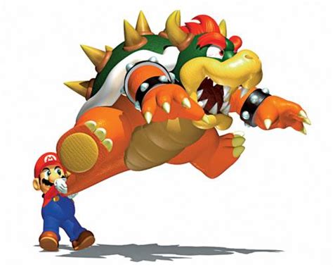 Super Mario 64 Nintendo 64 Bowser Artwork