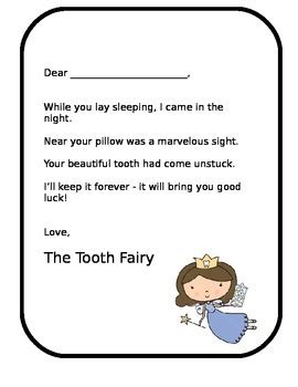 Printable Tooth Fairy Letter That Are Priceless Miles Blog Tooth