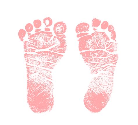 13 Baby Feet Clipart Preview Inkless Baby Hand