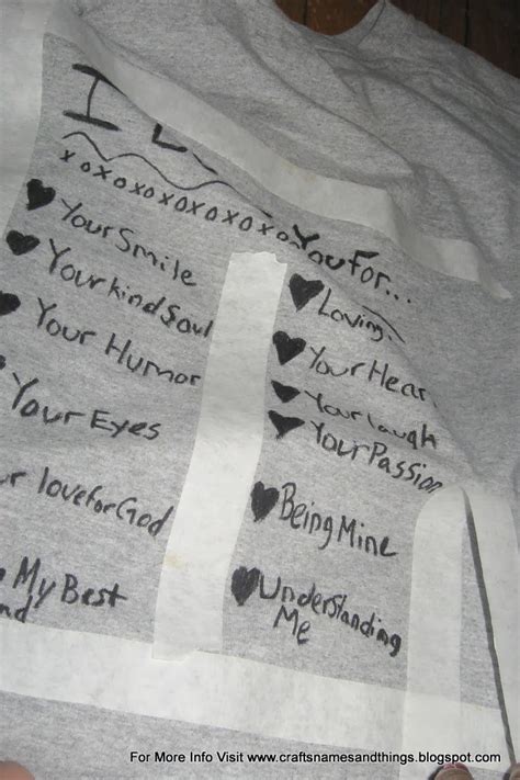 Crafts Names And Things Diy Valentine Sharpie Marker T Shirt