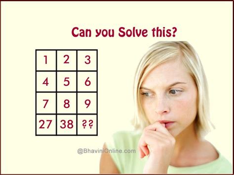 Find Missing Number 1 2 3 Brain Teasers With Answers Riddles With