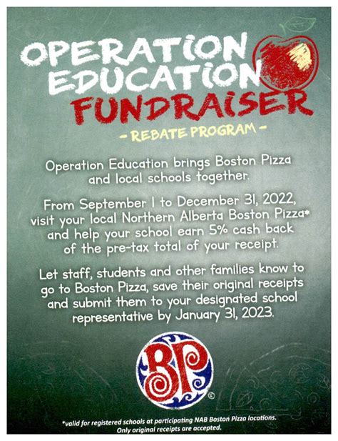 Boston Pizza Operation Education Fundraiser Father Henri Voisin School