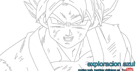 Dibujos Para Colorear Chidos De Goku