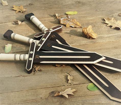 Wooden Swords For Kids 3 Pack Eco Friendly Wooden Toy Ca Etsy
