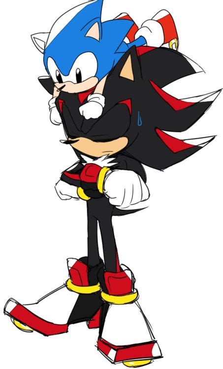 Shadow And Classic Sonic Sonic And Shadow Sonic Funny Classic Sonic