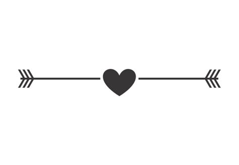 Heart With Arrow Isolated Icon Design Icons By Canva