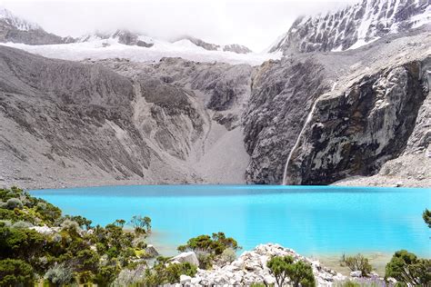 Beautiful Landscape And Lagoon In Peru Image Free Stock Photo
