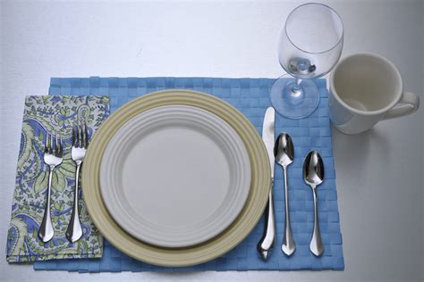Set place mats if using them. Choice Morsels: Good Eating Monday: Table Setting Etiquette!