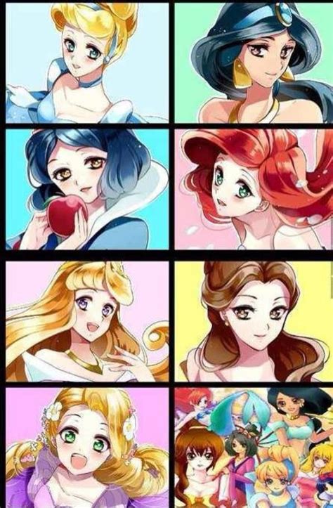 Dessin Manga Dessin Anime Disney Les Princesses Images And Photos Finder