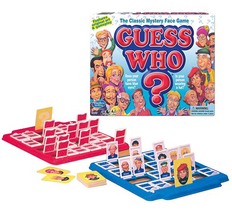 Guess Who Board Game Contains Two Plastic Game Units By Winning Moves