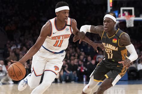 Check out the new york knicks game log. Knicks don't have a role for returning Frank Ntilikina