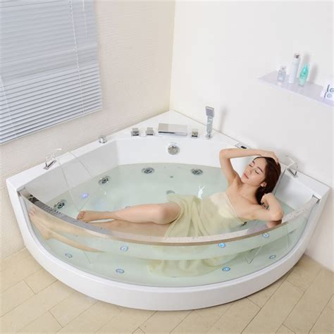 China Luxury Jacuzzi Walk In Indoor Whirlpool Bathtub With Tv China