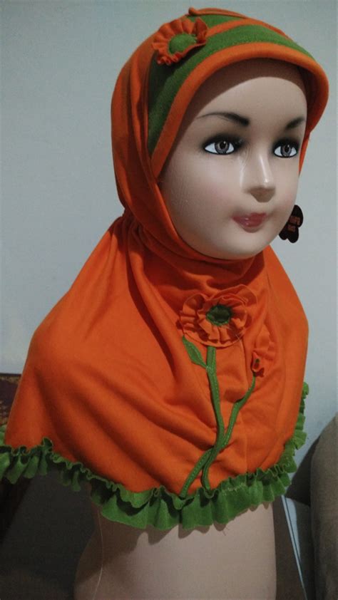 Jual Jilbab Anak Kerudung Anak Jilbab Lucu Jilbab Tk Jilbab Vania Orange Di Lapak Ri Collection