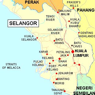 Kuala selangor (selangor) , malaysia on map. ALLinALLisALLweALLare: ASAL USUL NAMA NEGERI-NEGERI DI ...