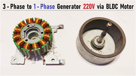 New Invention Make 220v Ac Generator 1 Phase From Brushless Dc Motor