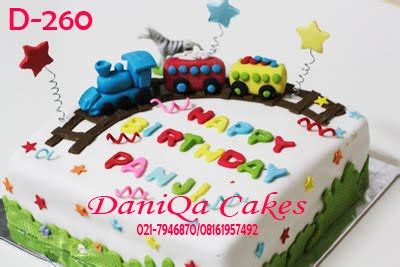 Kue ulang tahun kukus yang sederhana dan cantik. DaniQa Cake and Snack: Kue Ulang Tahun kereta api PANJI