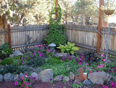 Looking for some ideas for what to do with your garden? Shade garden design, Corner landscaping, Shade garden