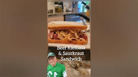 Beef Kielbasa And Saurkraut Sandwich Shortssaurkraut Kilbasa
