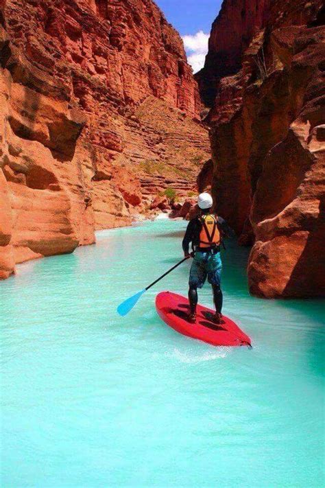 Grand Canyon Paddle Boarding Beautiful Places To Visit