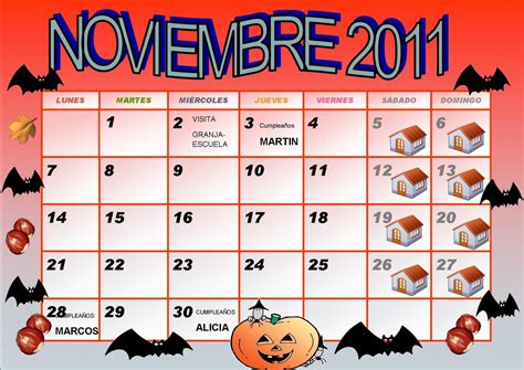 Pekeaula Nuestro Calendario De Noviembre