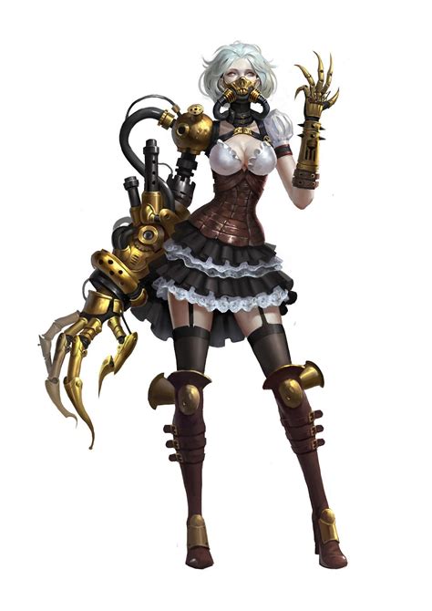 Steampunk Tendencies Steampunk Characters By Wenfei Ye Steampunk Character Art Steampunk