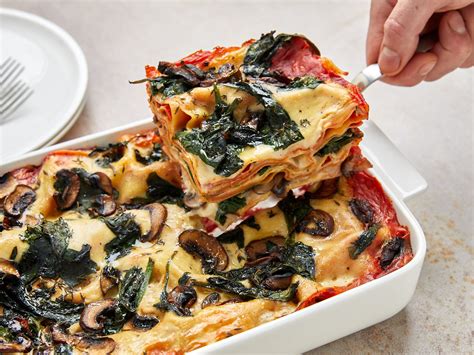 Vegan Spinach And Mushroom Lasagna Recipe Kitchen Stories