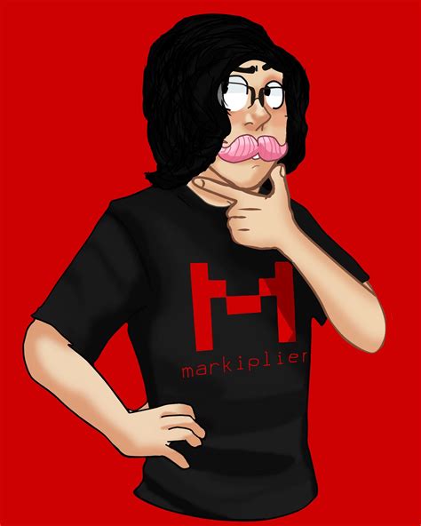 Redrew Marks Pfp Source Image With Long Hair Rmarkiplier