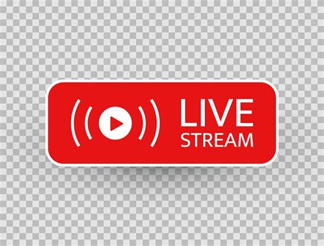 Live Stream Icon Live Streaming Video News Symbol On Transparent