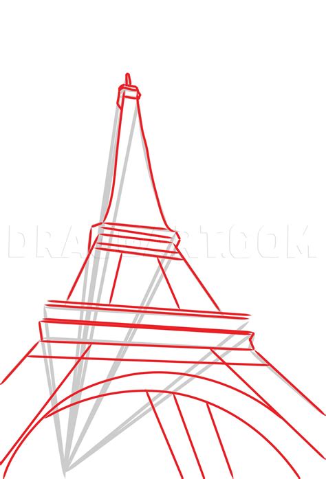 How To Draw The Eiffel Tower Step By Step Drawing Guide By Duskeyes969