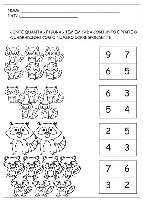 50 Atividades De Matemática 1º Ano Ensino Fundamental Para Imprimir