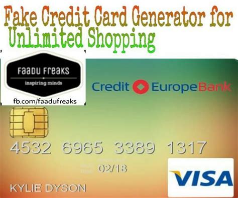 The credit card generator will take number 5 as the prefix for mastercard, number 4 for visa, numbers 34 and 37 for american express and number 6 for discover. How To Have A Fantastic Fake Credit Card Generator With Money With Minimal Spending | fake ...