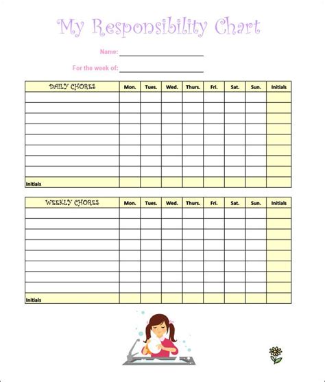 Printable Calendar Chore Chart Summer Chore Charts Free Printables