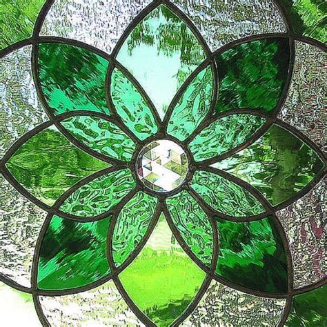 shades of green stained glass stained glass windows stained glass projects