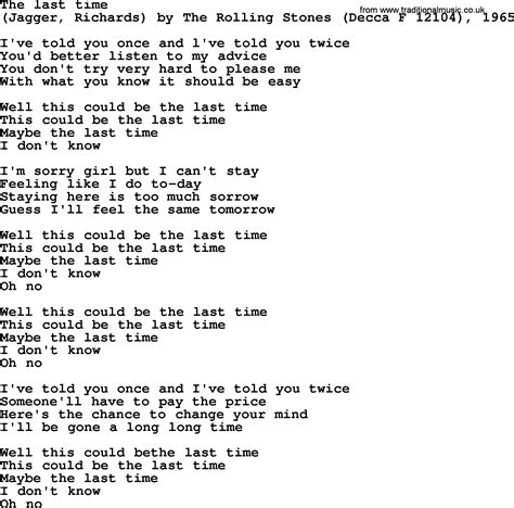 The Last Time Lyrics Sherinablognew26
