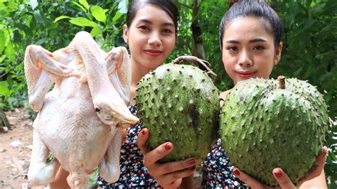 Cooking chicken with Soursop Fruit recipe - Natural life ...
