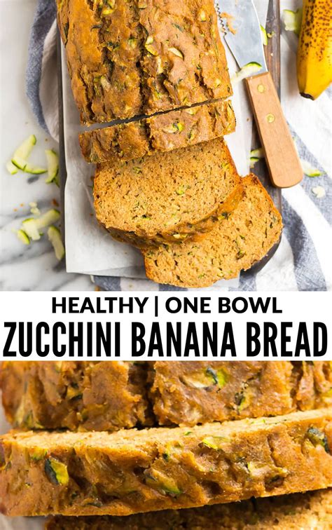 The best banana bread recipes on the web. Zucchini Banana Bread | BEST Healthy Bread Recipe