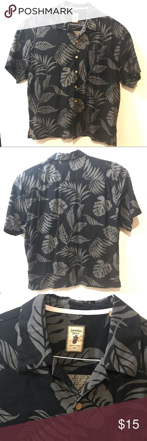 Jamaica Jaxx Mens Hawaiian Silk Island Xxl Shirt Clothes Design